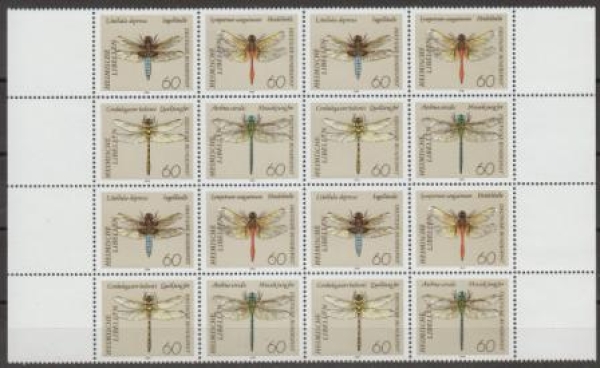 BRD 1546 + 1547 + 1548 + 1549 - Größere Einheit 16 Marken ** - 1991